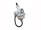 26mm PZ26 carburetor for dirt bikes with manual hand choke and lever from ChinesePartsUSA, designed for optimal fuel flow.