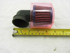 ChinesePartsUSA 35mm 90-degree air filter for dirt bikes, showing the cylindrical filter with mounting features.