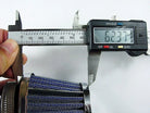 ChinesePartsUSA 42mm air filter for dirt bikes, close-up view showing the cylindrical filter element and mounting base.
