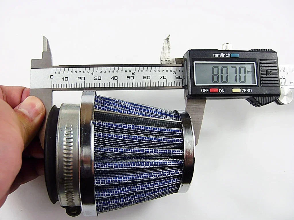 44mm Air Filter for dirt bikes by ChinesePartsUSA, showing the cylindrical filter element and mounting flange.