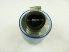 ChinesePartsUSA 48mm 30-degree air filter for dirt bikes, showing the cylindrical filter element with protective mesh.