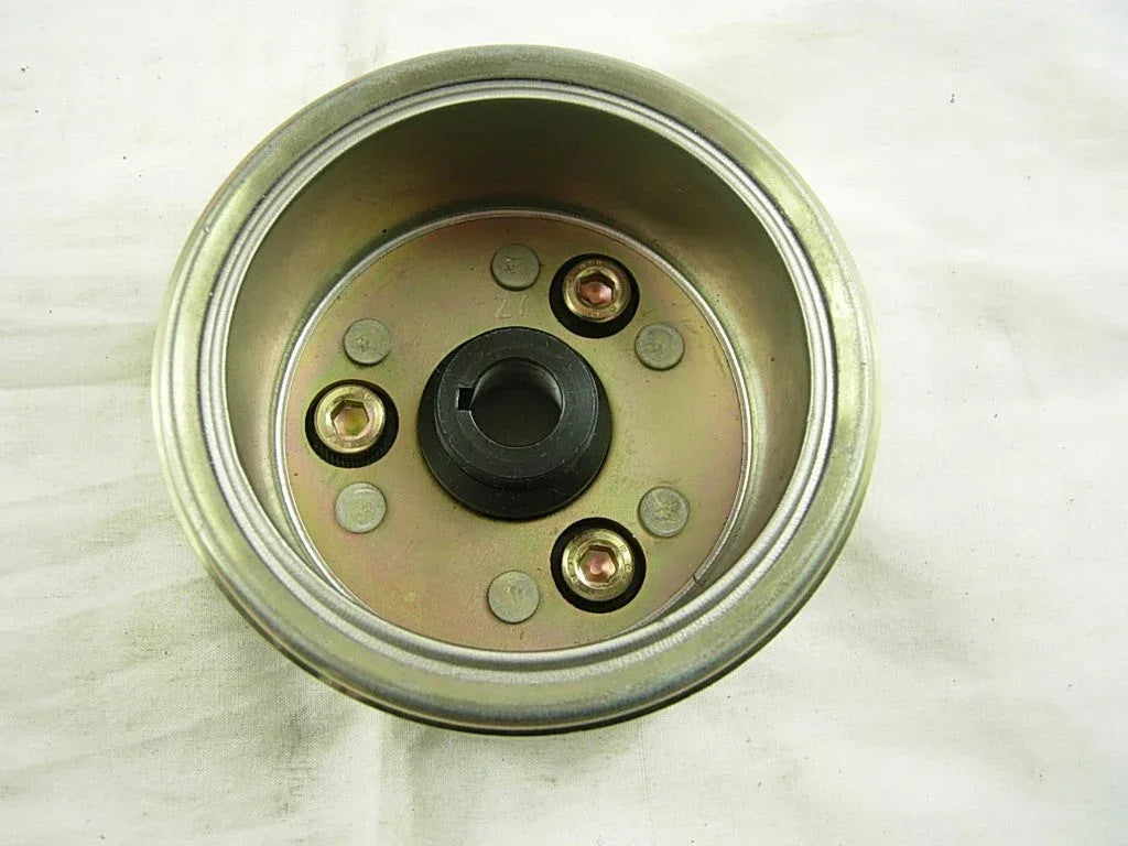 6 Magnet Rotor for 50cc to 125cc horizontal dirt bike engines, compatible with E22 models, from ChinesePartsUSA.