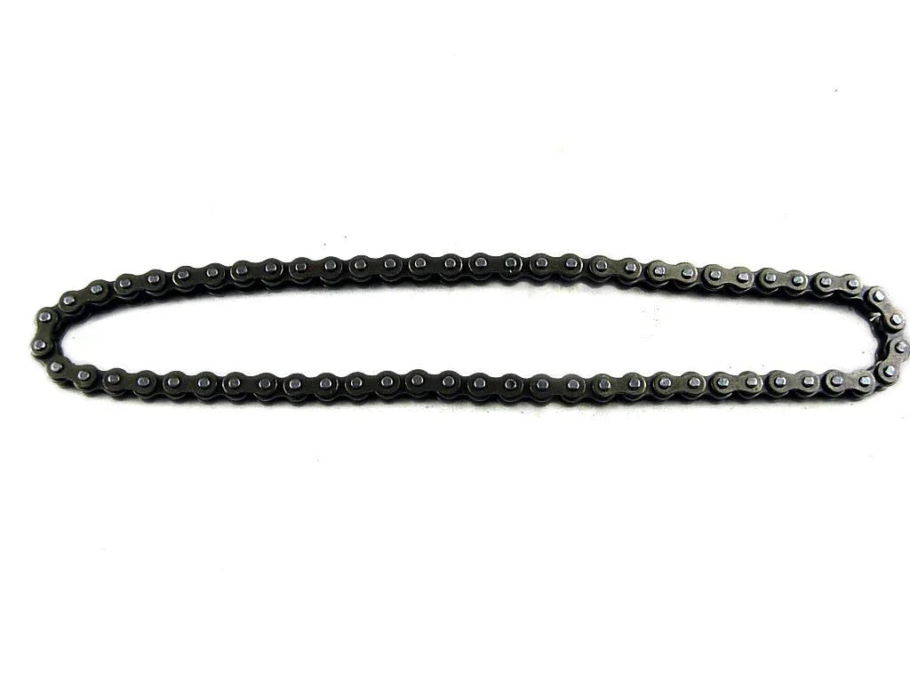 ChinesePartsUSA 62 links starter motor chain for 50cc to 125cc dirt bikes with electric start, compatible with 25H engines.