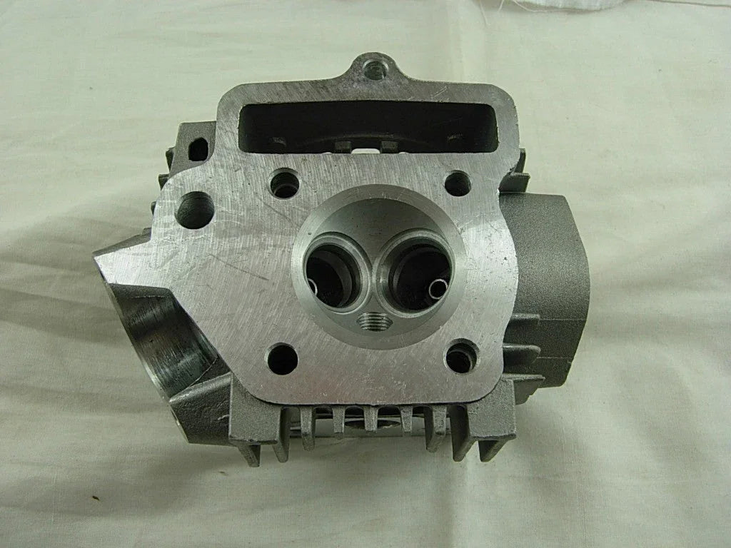 70cc and 90cc E22 style engine cylinder head for dirt bikes, ChinesePartsUSA dirt bike parts, durable metal construction