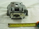 70cc 90cc E22 style engine cylinder head for dirt bikes, ChinesePartsUSA brand, showing the metal engine component with cooling fins.