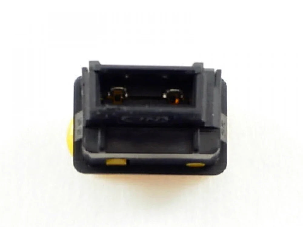 2-pin horn button switch for GY6 50cc scooter or moped, closeup on white background