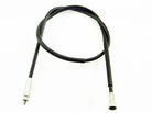 Black speedometer cable for GY6 150cc scooter with silver metal connectors on both ends