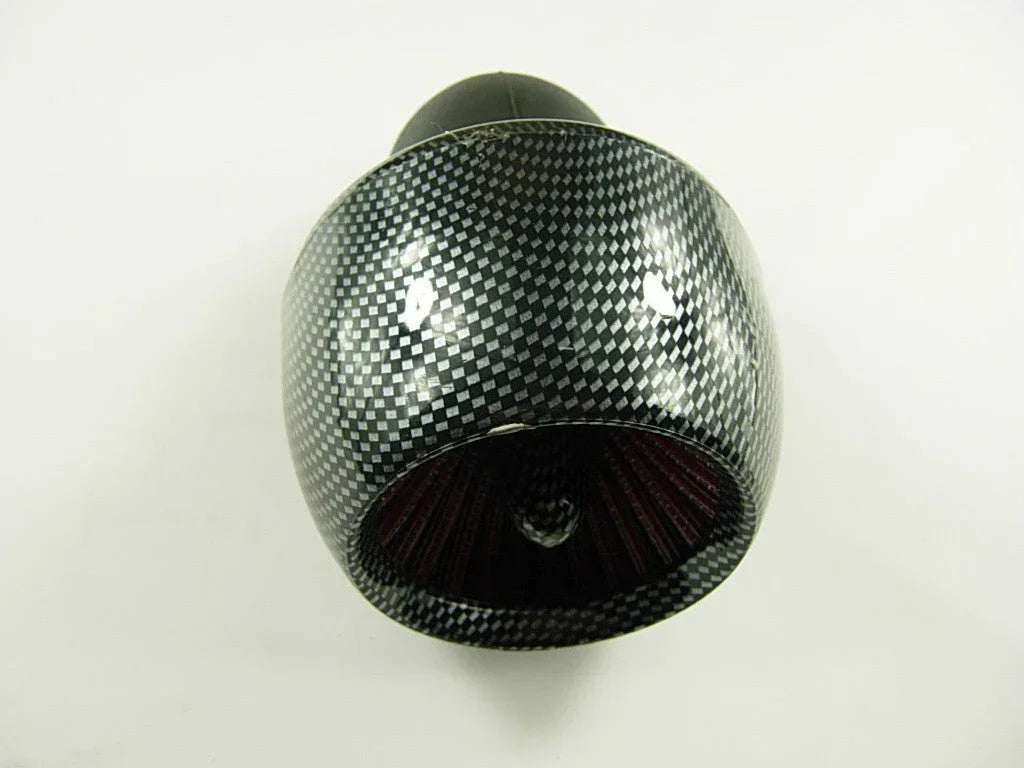 38mm performance air filter with carbon fiber style cover for motorcycle or ATV