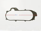 GY6 50cc scooter short case gasket set, 39mm bore, 400mm length, laid on white background