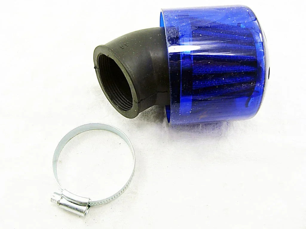 42mm ChinesePartsUSA performance air filter for automotive intake systems, showing the filter element and housing.