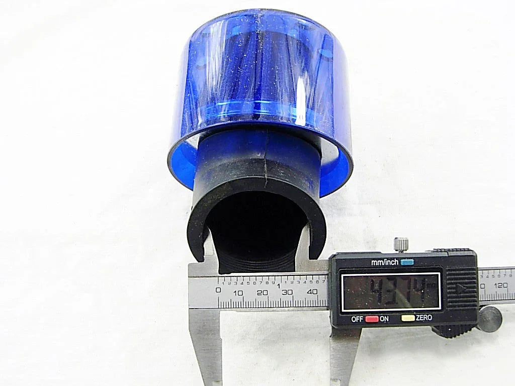 ChinesePartsUSA 42mm performance air filter for vehicle intake systems, shown in close-up with pleated filter material.