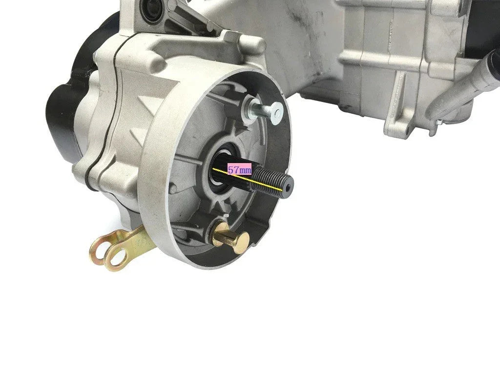 47mm 139QMB short case engine for GY6 80cc scooter, ChinesePartsUSA motorcycle engine parts.