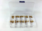 50-piece GY6 49cc-100cc CVK carburetor main jets for 139QMB and 139QMA engines, compatible with ChinesePartsUSA parts.