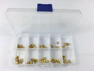 Set of 50 GY6 49cc, 50cc, 80cc, 100cc CVK carburetor main jets for 139QMB and 139QMA engines.