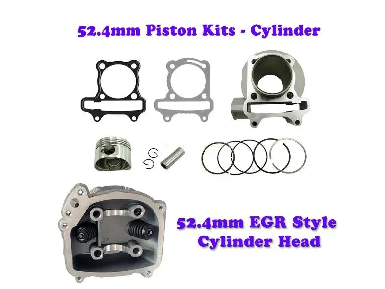52.4MM Cylinder Engine Kit with  EGR Head