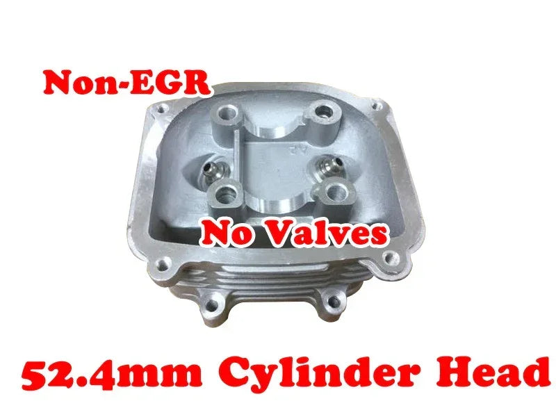 52.4mm Cylinder Head GY6 125CC w/o Valve - ChinesePartsPro