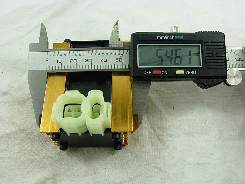 Six-pin GY6 performance CDI box for 50cc to 150cc scooters, ATVs, go-karts, and mopeds by ChinesePartsUSA.