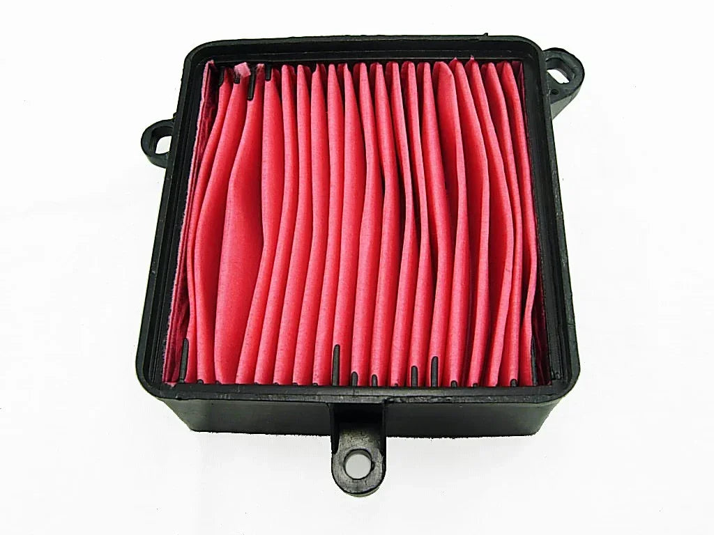Air filter for GY6 50cc scooter from ChinesePartsUSA, showing a clean, cylindrical filter element for engine air intake.