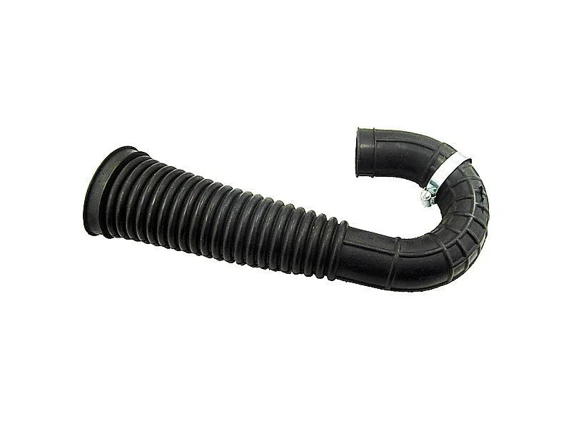 ChinesePartsUSA air filter intake tube for GY6 125CC scooter engine, showing the black plastic tube with mounting points.