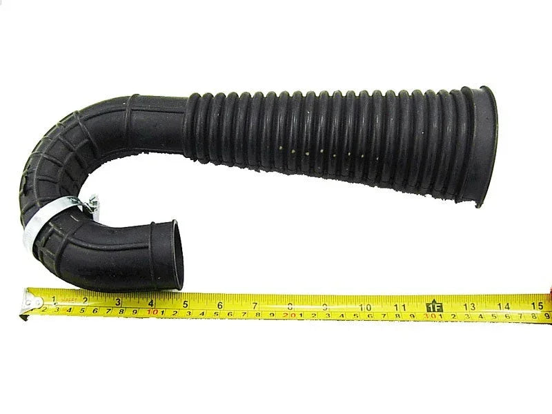 ChinesePartsUSA air filter intake tube for GY6 125cc scooter engine, showing the black plastic tube with mounting points.