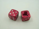 Alloy Valve Caps For Pocker Player Red M8 screw bolt nut - ChinesePartsPro