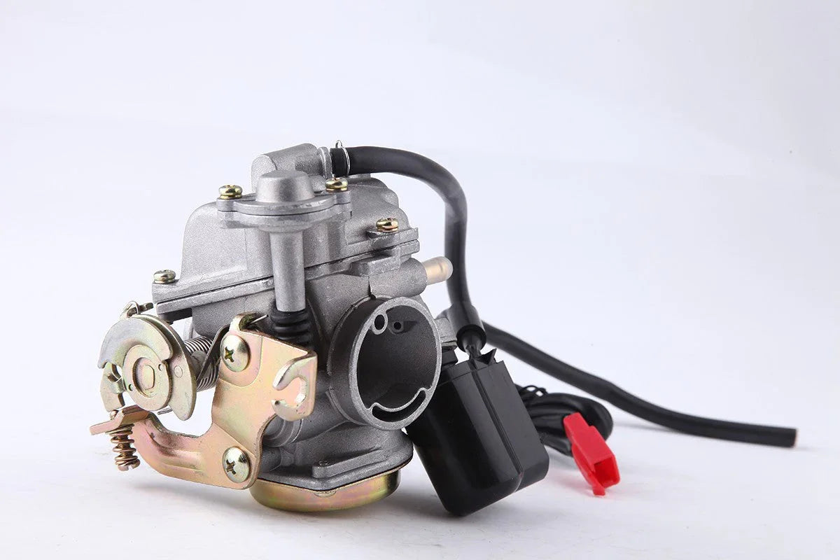 Carburetor for 4 Stroke GY6 49cc 50cc Chinese scooter, compatible with Taotao and Kymco models by ChinesePartsUSA.