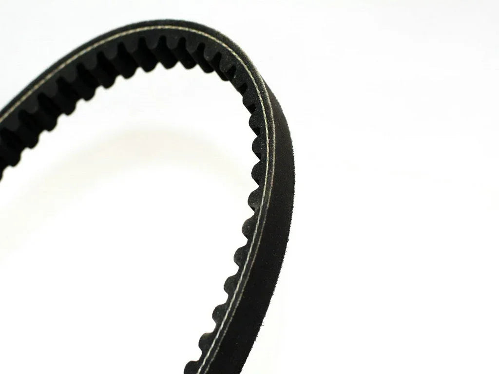 CVT drive belt for GY6 125cc 150cc scooter moped and ATV, black with toothed edge