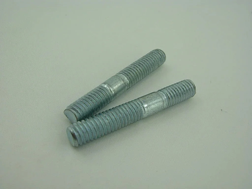 Duel head bolt M6x40 from ChinesePartsUSA, featuring two durable metal bolts for various assembly applications.
