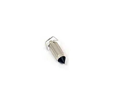 GY6 50cc carburetor float valve for scooter or ATV, metal body with black tip