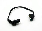 Ignition coil for GY6 50cc 150cc scooter or ATV, black cable with terminals on white background