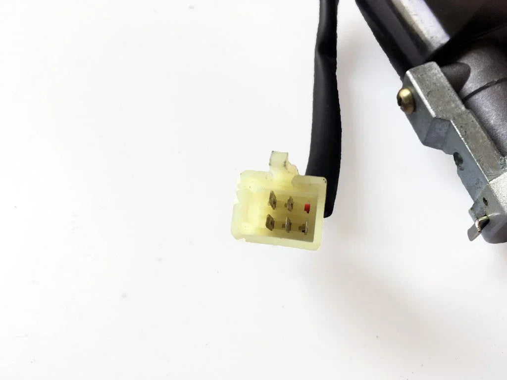 ChinesePartsUSA ignition key switch set showing multiple silver metal switches and wiring for vehicle ignition system repair