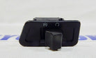 Black motorcycle headlight switch with high/low beam toggle for ATVs, dirt bikes, and scooters