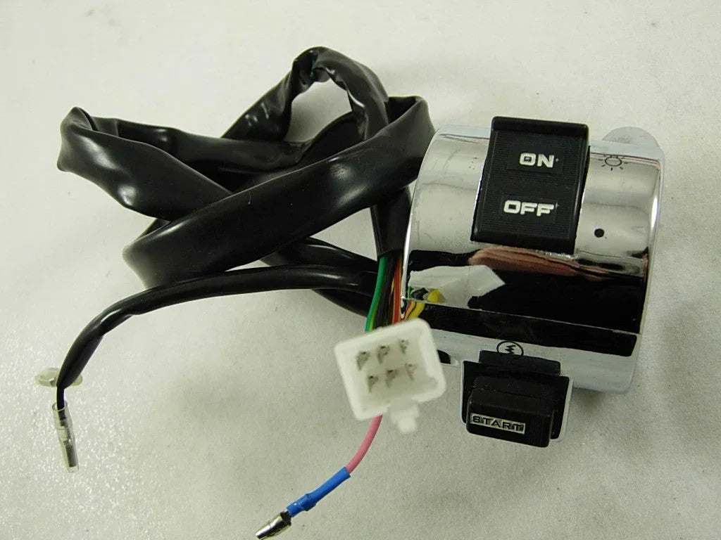 Kill Switch for GY6 125CC engine by ChinesePartsUSA, showcasing the switch design and wiring connections.
