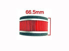 ChinesePartsUSA stock air filter for GY6 125cc engine, replacement part with pleated design for optimal airflow and filtration.