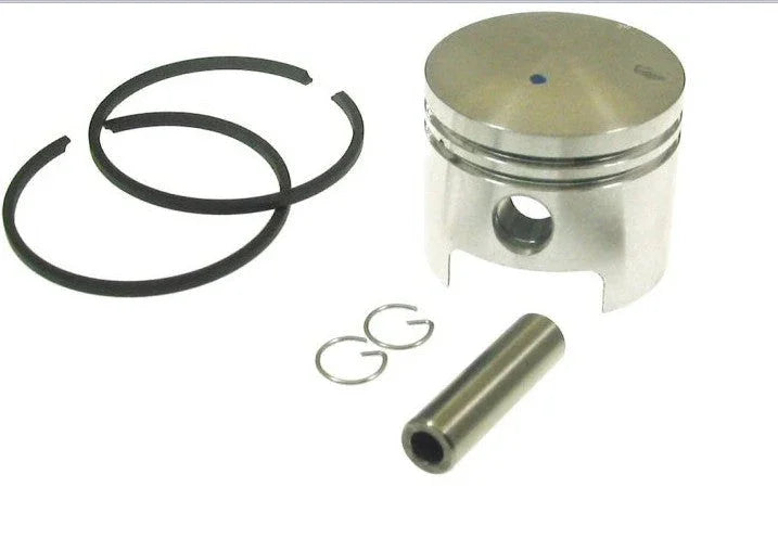 ChinesePartsUSA 47cc 2-stroke piston kit for pocket mini bike, includes piston, rings, and components, for pocket bike engine repair.
