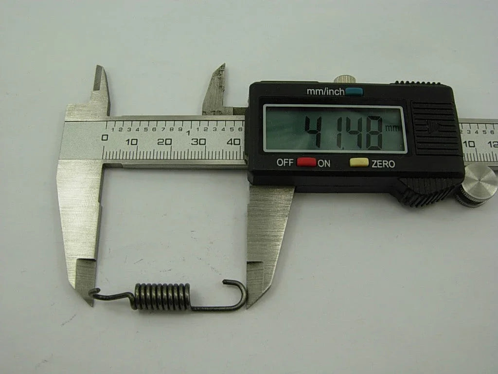 Three 42mm clutch springs for 47cc 49cc pocket mini dirt bikes by ChinesePartsUSA, showcasing their design and structure.