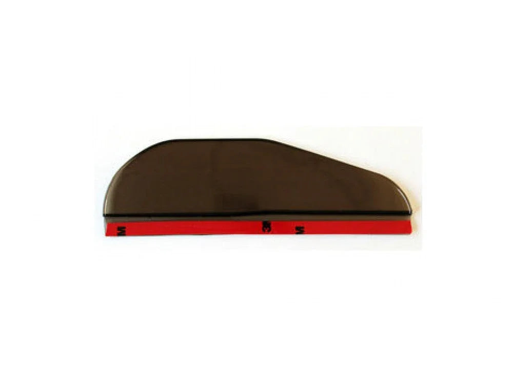 Smoke rear view mirror rainproof blade cover with adhesive for vehicles