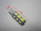 Green 5050 LED bulb for 12V vehicles, universal accessory by ChinesePartsUSA, shown in close-up with multiple LEDs.