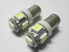 White 5050 LED bulb for car interior and license plate lighting, compatible with 12V vehicles by ChinesePartsUSA.