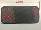 ChinesePartsUSA universal sun visor holder organizer for 10 wine, CD, or DVD discs, car accessory with secure storage.