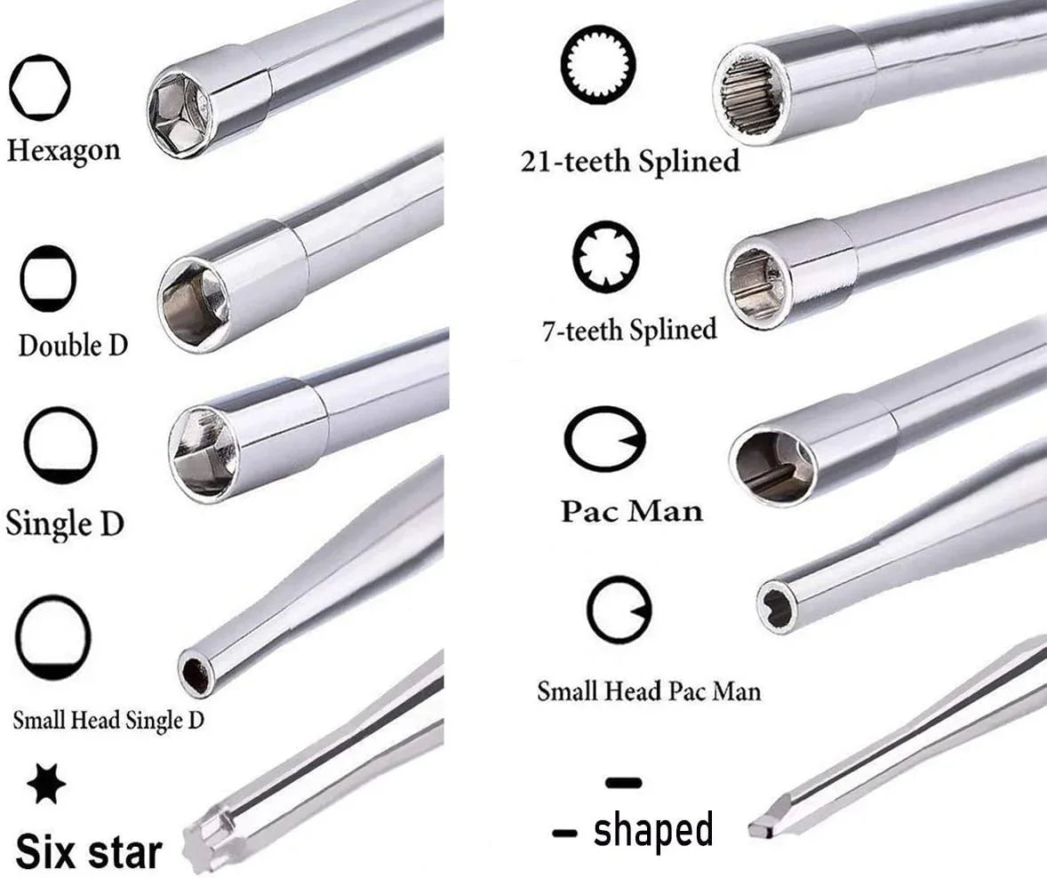 10-piece Carburetor Adjustment Tool Screwdriver Kit by ChinesePartsUSA for precise vehicle repair and maintenance tasks.