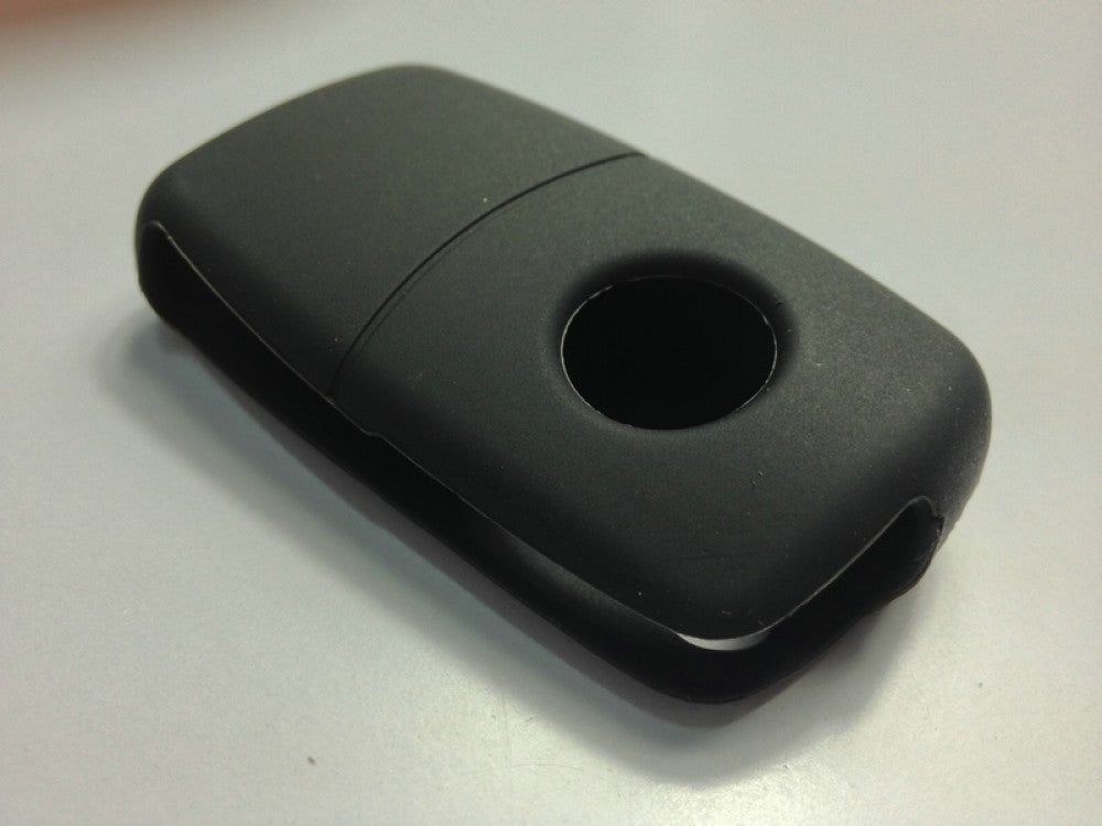 Remote Flip Key FOB silicone black key case cover holder VW