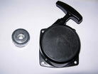 2-stroke pull starter for 33cc to 49cc engines, Type-3, with recoil handle and starter assembly for small engine repair.