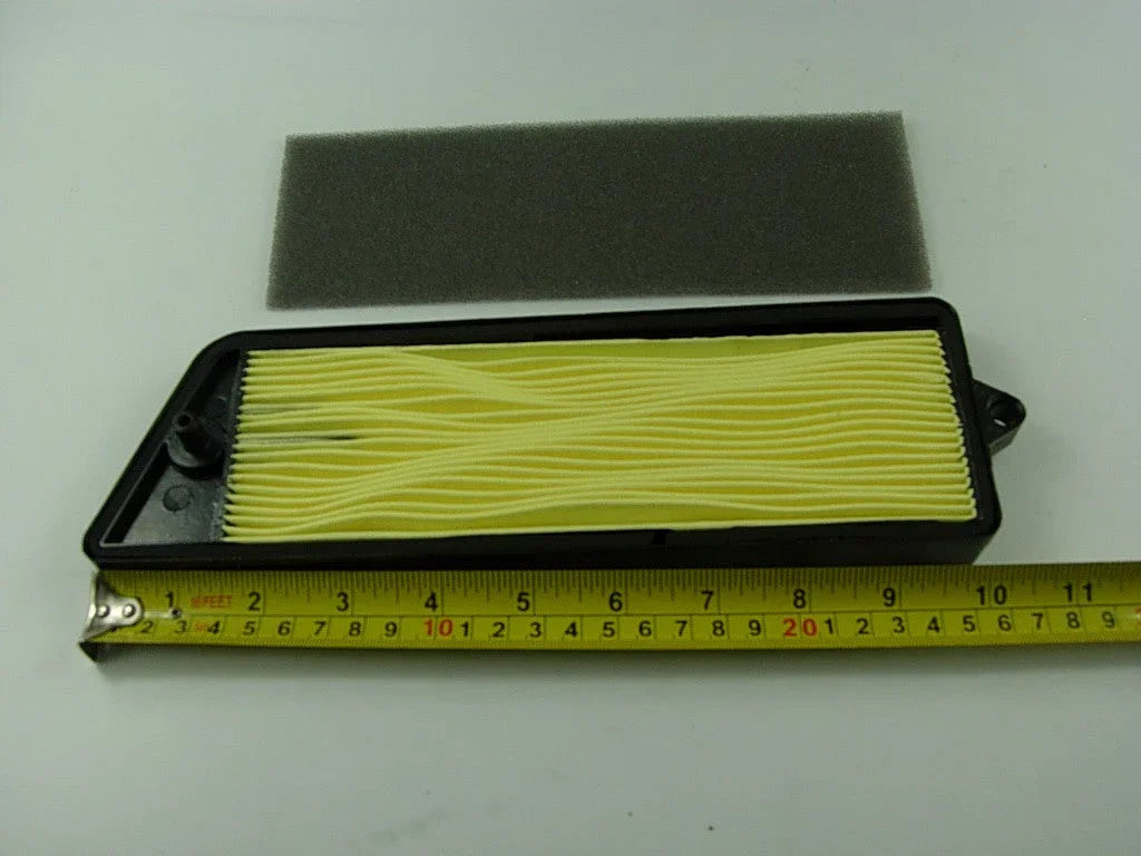 Air filter paper sponge in white, designed for efficient filtration, showing texture and thickness for optimal performance.