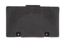 Black battery cover lid for electronic device, designed to fit and protect the battery compartment.