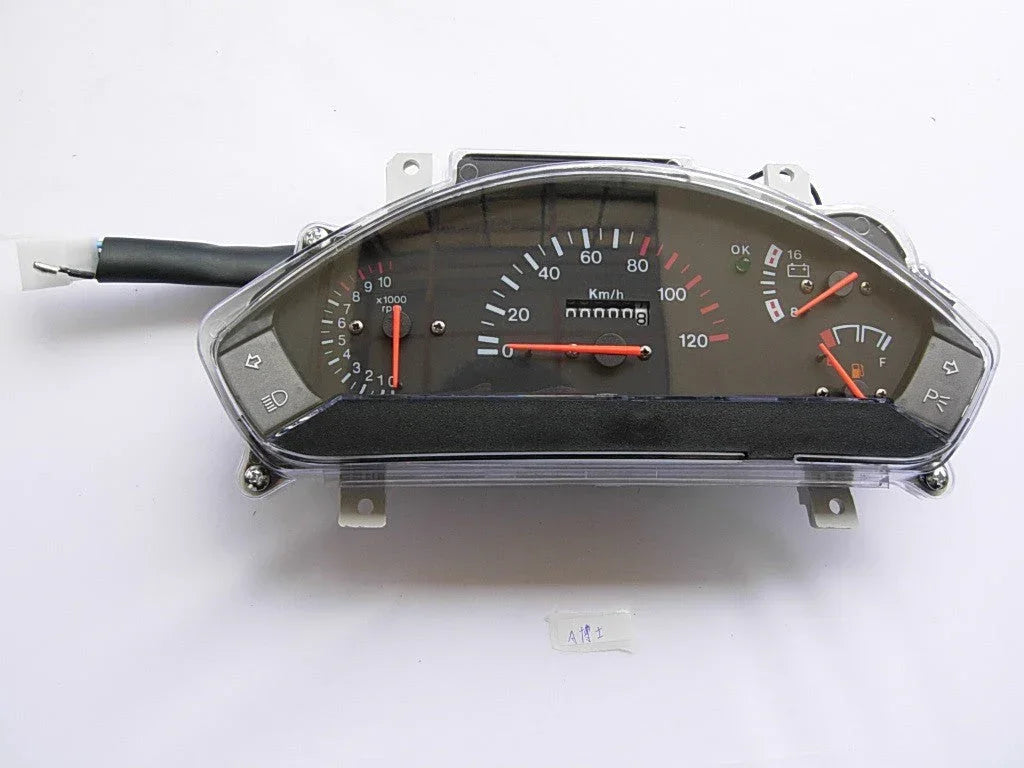Speedometer assembly for GY6 50cc and 150cc scooters, including A-doc components, shown in the image