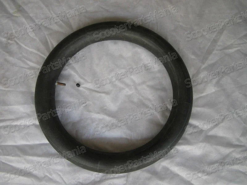 14 inch front inner tube for dirt bike or scooter, black rubber with valve stem