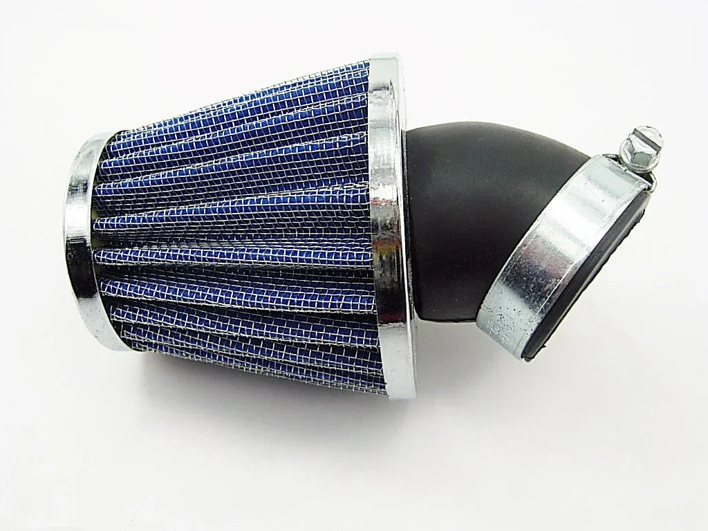 30-degree 35mm air filter for dirt bikes, durable engine air intake part from vendor-unknown.