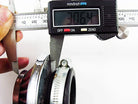 35mm dirt bike air filter, essential engine part, with a clean, pleated design for optimal airflow and dirt protection.
