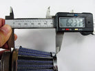38mm dirt bike air filter, vendor-unknown, showing clean filter element and mounting frame for motorcycle engine airflow.
